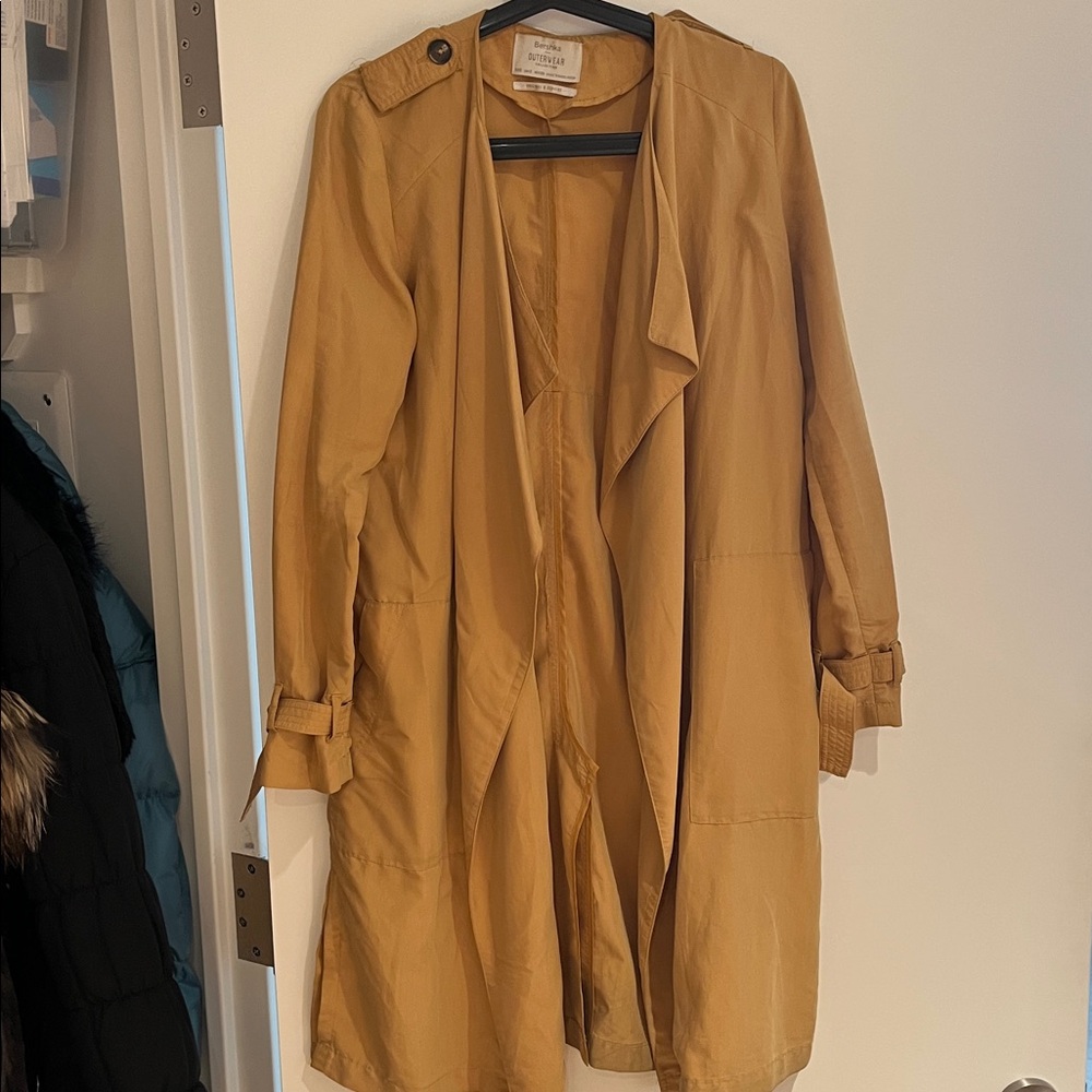 Bershka Tan Trench Coat